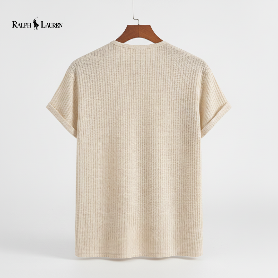 Ventura Waffle-Knit Henley